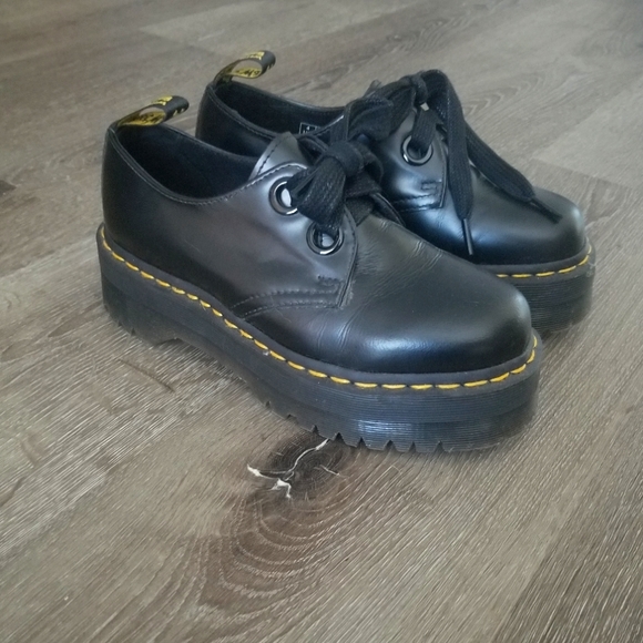 Dr. Martens Shoes - Dr. Martens Holly Quad platform shoes